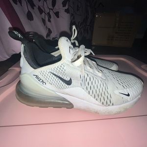 Nike Airmax 270’s, Women’s size 9.5, black and white